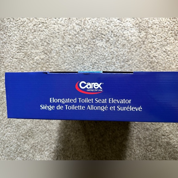 BRAND NEW in box: Elongated Raised Toilet Seat - Picture 7 of 9